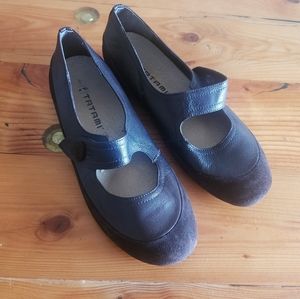 TATAMI Brown Suede Mary Janes